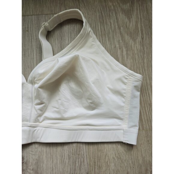 Cacique Ivory Unlined Unpadded No Wire Wireless Full Coverage Figure Bra 48DD - Picture 2 of 9